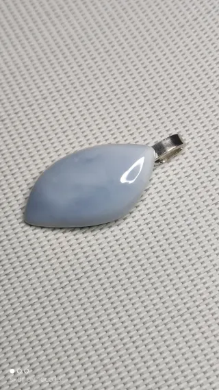 Colgante Ópalo Azul Plata 925.