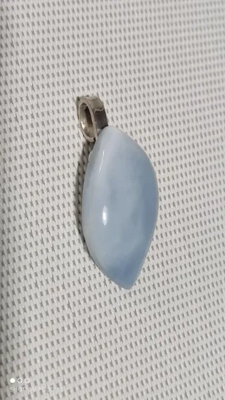 Colgante Ópalo Azul Plata 925.