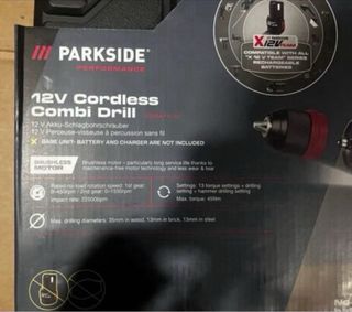 Taladro con  Percutor Parkside 12V performance