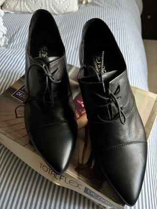 Botín Tacón Negro Desireé Total Flex