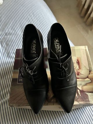 Botín Tacón Negro Desireé Total Flex