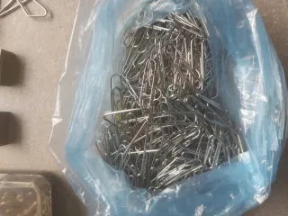 Lote Material Oficina: Clips, Grapas, etc.
