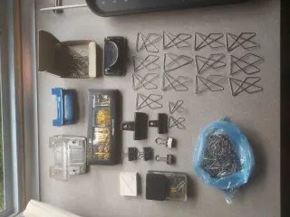 Lote Material Oficina: Clips, Grapas, etc.