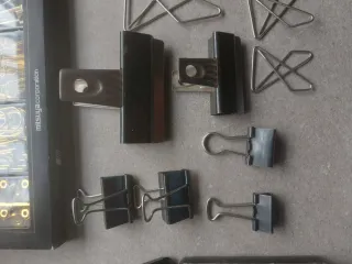 Lote Material Oficina: Clips, Grapas, etc.