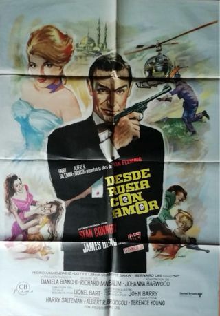 Cartel Cine Desde Rusia con Amor