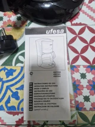 Cafetera Ufesa Avantis 12 tazas filtro permanente