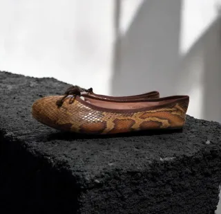 Pretty Ballerinas Bailarinas Piel Serpiente