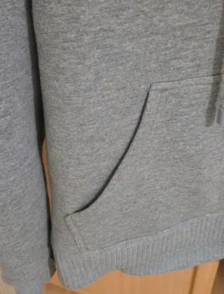 Sudadera Zara Gris con Capucha Hombre