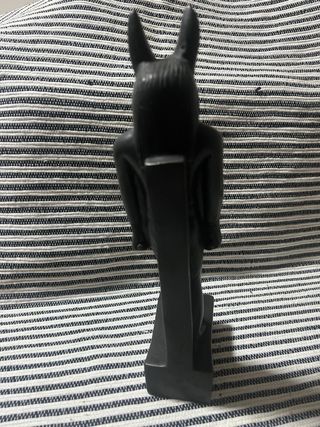 Estatua Egipcia Anubis Negra