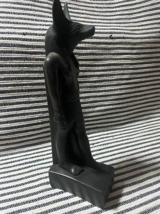 Estatua Egipcia Anubis Negra