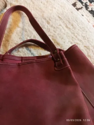 Borsa in pelle artigianale