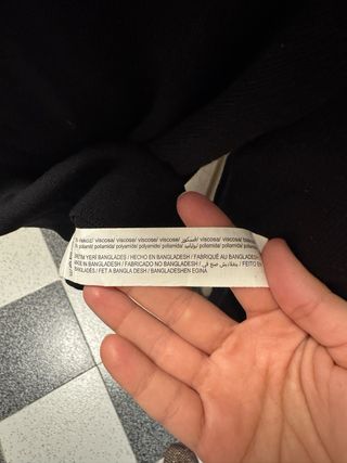 Pantalón vaquero negro mujer