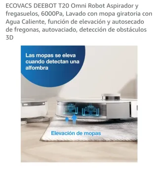Robot Aspirador Ecovacs DEEBOT T20 Omni