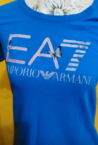 T-shirt Emporio Armani Blu Taglia M