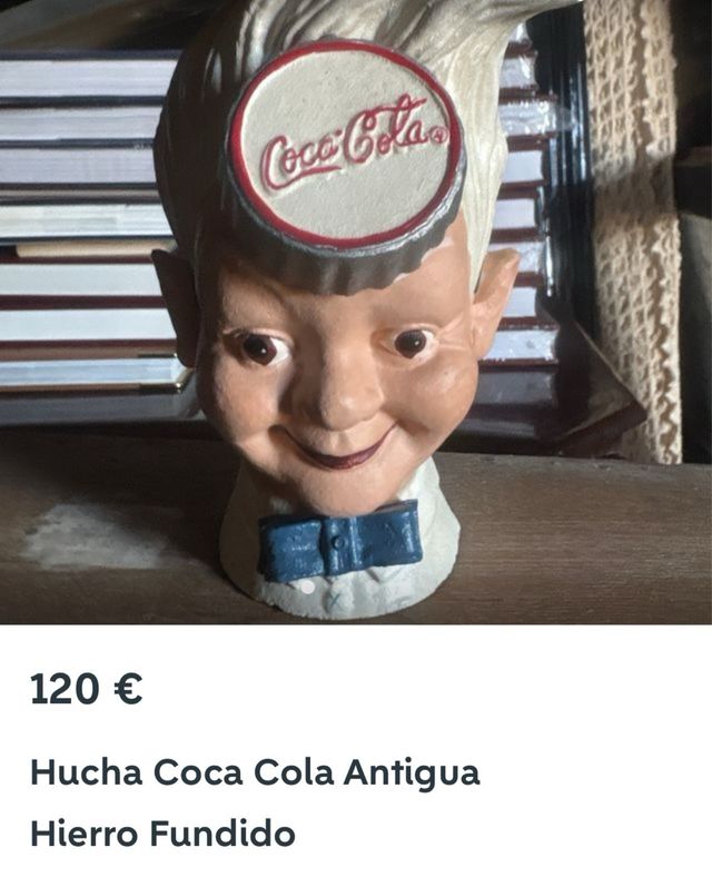 Muñeco Coca-Cola Antiguo.