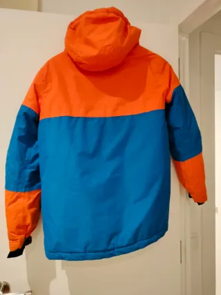 Chaqueta y pantalón Nieve Talla 14 Naranja/Azul