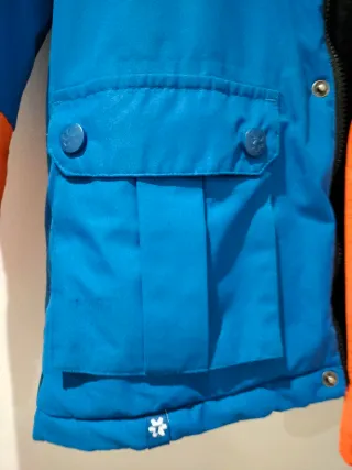 Chaqueta y pantalón Nieve Talla 14 Naranja/Azul