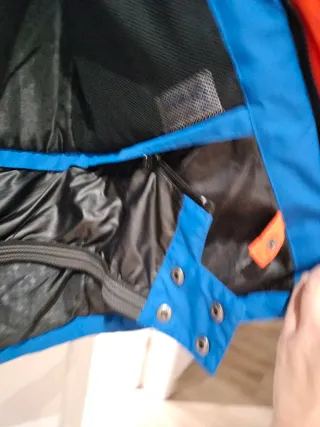 Chaqueta y pantalón Nieve Talla 14 Naranja/Azul