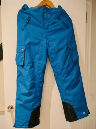 Chaqueta y pantalón Nieve Talla 14 Naranja/Azul