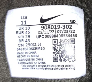 Zapatillas Nike Presto Hombre Verde/Blanco / 45