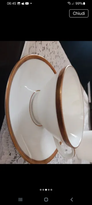 Tazze Richard Ginori in porcellana