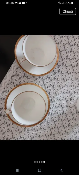 Tazze Richard Ginori in porcellana