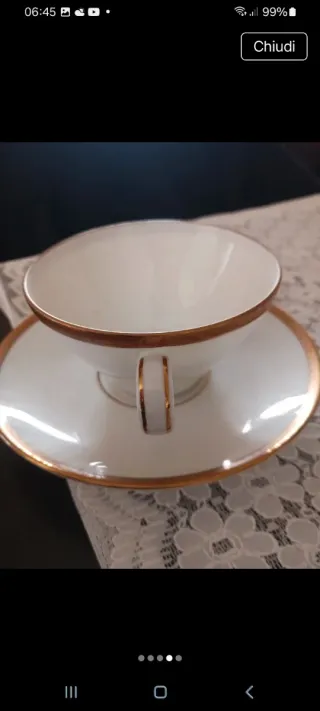 Tazze Richard Ginori in porcellana