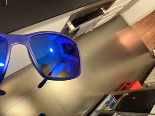 Gafas de sol Lotus azules y dorado