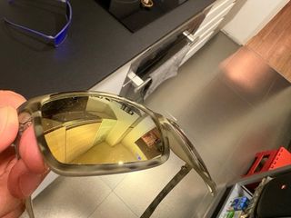 Gafas de sol Lotus azules y dorado