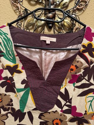 Vestido floral talla S