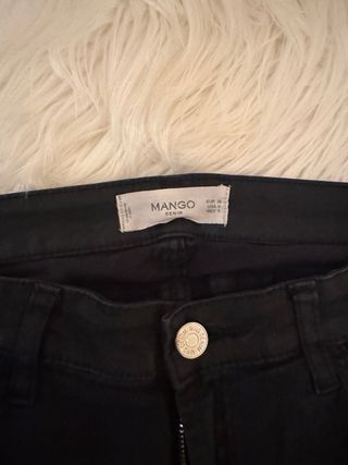 Pantalón Mango Negro Talla S