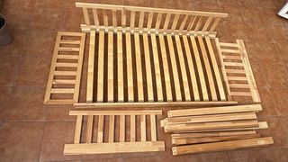 Cama casita de madera infantil