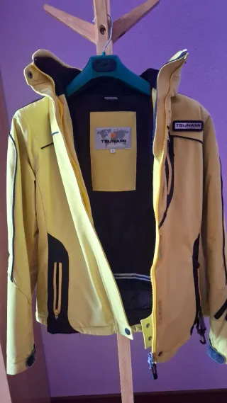 Tuta da sci Tsunami gialla e nera