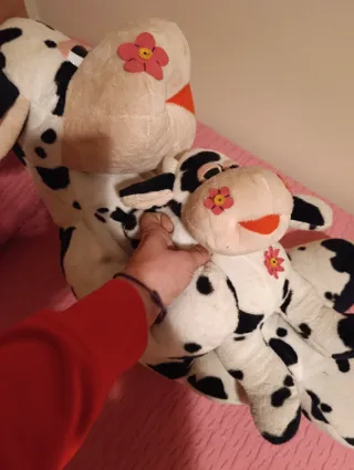 Peluche Vaca Mamá y Bebé