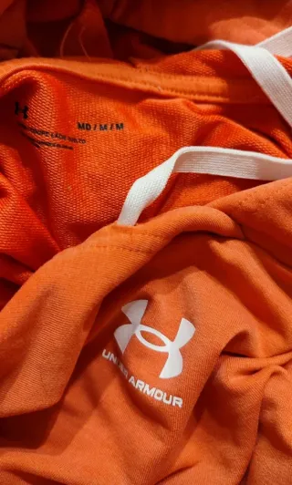 Felpa con cappuccio Under Armour arancione M