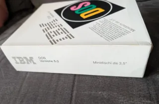 IBM DOS 5.0 Big Box Italia - Floppy Sigillati
