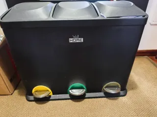 Cubo reciclaje Well Home 3 compartimentos