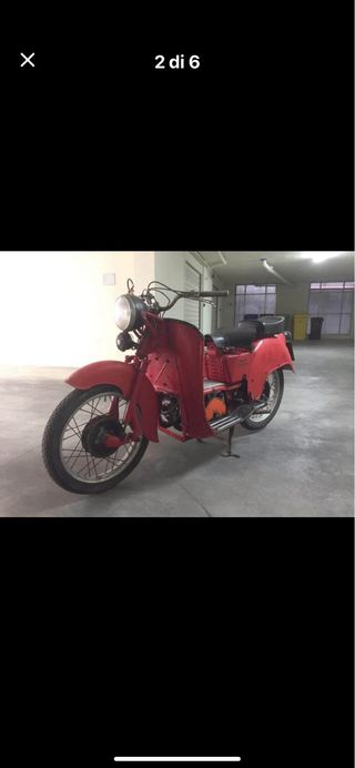 Moto Guzzi Galletto 192 rosso funzionante