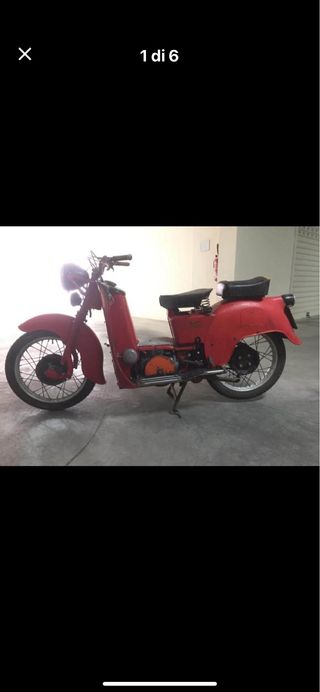 Moto Guzzi Galletto 192 rosso funzionante