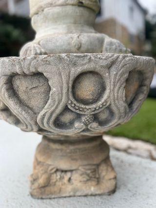 Escultura de Jardín Vintage piedra Mármol