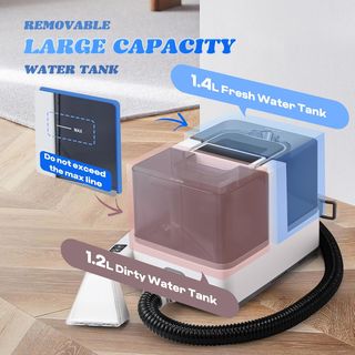 MOONGIANTGO Aspiradora 1300W vapor 13kPa tapicería