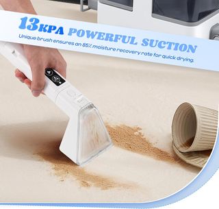 MOONGIANTGO Aspiradora 1300W vapor 13kPa tapicería