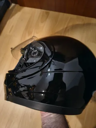 Casco Integral Negro Zeus