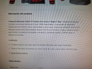 Conjunto moto chaqueta pantalón alpinest