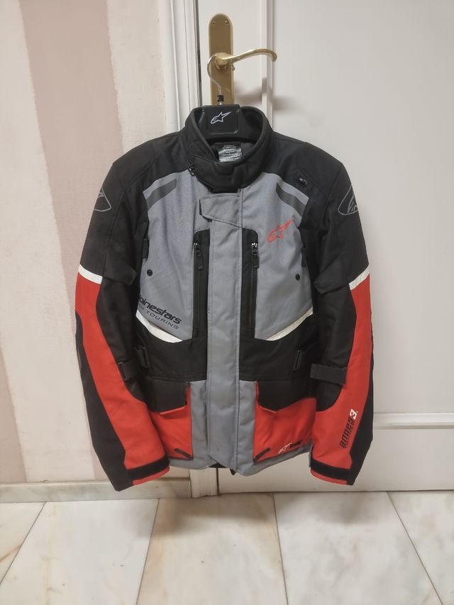 Conjunto moto chaqueta pantalón alpinest