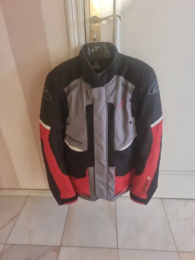 Conjunto moto chaqueta pantalón alpinest