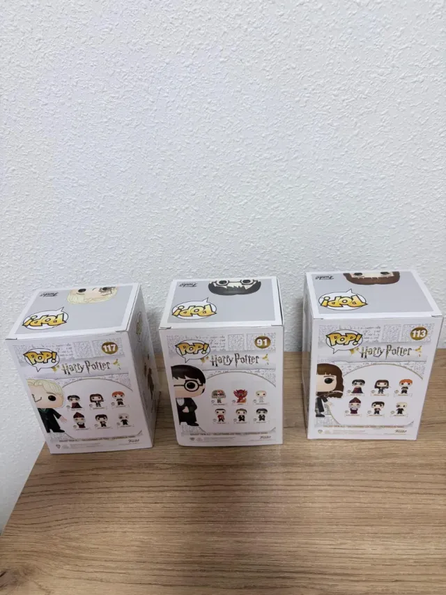 Funko Pop Harry Potter, Draco, Hermione