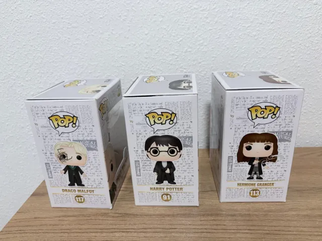 Funko Pop Harry Potter, Draco, Hermione