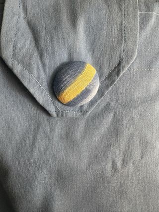 Cortina celeste hecha a mano