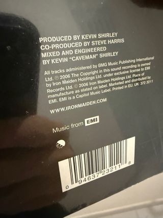 Iron Maiden-A Matter of Life and Death 2LP nuevo